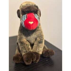 TY Beanie Buddies Cheeks the Baboon 10.5 in Plush 2001